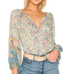 Spell oasis blouse pearl -size small